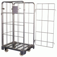 Chariot à grille 570x685x1300 mm avec 2 portes - VIRTUS - 0615402296366 Chariot à grille 570x685x1300 mm avec 2 portes - VIRTUS - 0615402296366