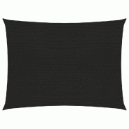 Helloshop26 - Voile d'ombrage 160 g/m² 3,5 x 4,5 m PEHD noir 02_0009194 - noir 3000492247768