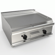 ITALCONCEPT L2G Fry-Top Gaz Nervuree A Poser 270 x 800 x 700 mm - 3616350181244