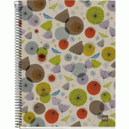 MIQUELRIUS Cahier Ecobirds A4, 240p./120 feuilles recyclées 80 g/m², reliure intégrale, couverture carton recyclé, ligné - 8422593029596