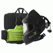 Pack cagoule ventilée Optrel Helix Pure Air CLT avec e3000X ATEX Pack cagoule ventilée Optrel Helix Pure Air CLT avec e3000X ATEX