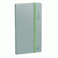 Quo Vadis - Répertoire alphabétique - Pastel - Vert clair - 8,8x17 cm - Papier Clairefontaine blanc - Fabrication française - blanc papier 972067Q