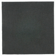 Serviette cocktail ouate double point 2 plis 20X20 cm noir - par 100