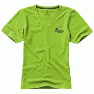 T-shirt bio manches courtes pour femme - Kawartha 38017681 - Col V en coton biologique et élasthanne 200 g/m² T-shirt bio manches courtes pour femme - Kawartha 38017681 - Col V en coton biologique et élasthanne 200 g/m²