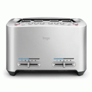 The Smart Toast 4 tranches - Argent Rectangle Inox Sage 30.2x27.7 cm - argenté inox STA845BAL2EEU1 The Smart Toast 4 tranches - Argent Rectangle Inox Sage 30.2x27.7 cm - argenté inox STA845BAL2EEU1