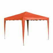 Tonnelle pliante / pavillon pliable 3x3 m couleur terracotta* Tonnelle pliante / pavillon pliable 3x3 m couleur terracotta*