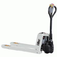 Transpalette électrique EY15L avec batterie et chargeur - Roues stabilisatrices - Fourches 1 150 x 550 mm - PRAMAC - EWQ47I00S1M