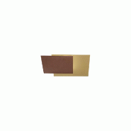 Applique murale LED orientable Perenz 48W, finition or/marron métallisé, design moderne en métal et aluminium avec diffuseur en acrylique - doré 8