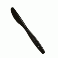 Couteaux C-PLA réutilisables 180mm Noir 50un - 6621390