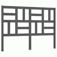 Décoshop26 - Tête de lit accessoire couchage chambre à coucher meuble 126 x 4 x 104 cm bois de pin gris TDL0203492 - gris 3000677288005 Décoshop26 - Tête de lit accessoire couchage chambre à coucher meuble 126 x 4 x 104 cm bois de pin gris TDL0203492 - gris 3000677288005