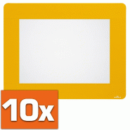 Durable 180804 Fenêtre de marquage au sol A4, 10 pièces, amovible, jaune, marquage d'emplacements de palettes - jaune 4005546726007