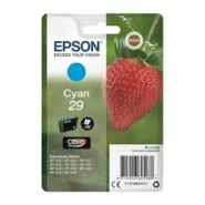Epson 29 - Fraise Cartouche Cyan C13T29824012 (T2982) - bleu 8715946600338 Epson 29 - Fraise Cartouche Cyan C13T29824012 (T2982) - bleu 8715946600338