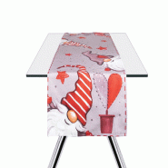 Excelsa runner de table Gnomo coton 140xH0,1x45 cm multicolore - multicolore textile 64774