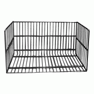 ITALCONCEPT L2G Panier A Barquettes Inox Filaire, 580 x 1250 x 350mm - 3616350144133_0