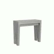 Itamoby Console extensible 90x40/300 cm Spimbo Cemento - gris VECOSPIMBO300-CM