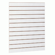 Panneau rainuré R10 L90xP120cm épaisseur 18mm - bois blanchi