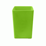 PLAST'UP ROTOMOULAGE Pot de fleur carré suerte 109l - VERT - vert plastique 0750122554553