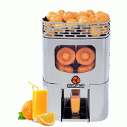 Presse agrumes automatique - design compact en acier inoxydable - 36 fruits/min - panier 10 kg - moteur 180 W Presse agrumes automatique - design compact en acier inoxydable - 36 fruits/min - panier 10 kg - moteur 180 W