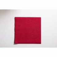 Serviette Dunilin brillance rouge 40x40cm - par 10 - FSC - jetables