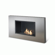 Stones Inverno j. - Cheminée au bioéthanol murale en acier chromé - gris 8033959233528
