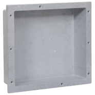 Vidaxl niche de douche gris mat 41x36x10 cm 151389 Vidaxl niche de douche gris mat 41x36x10 cm 151389