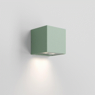 Zafferano Forward Applique Extérieure 2 Lumières Asymétrique En Aluminium Couleur Sauge, Led 10.5W, Indice De Protection Ip54 Pour Éclairage Archi