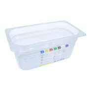Bac HACCP Polypropylène GN 1/3 H. 150 mm - Gastroland - transparent plastique polypropylène 3701666002205