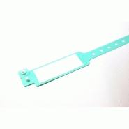 BRACELET HÔPITAL AVEC ÉTIQUETTE - TAILLE ADULTE - VERT PÂLE (346 C) BRACELET HÔPITAL AVEC ÉTIQUETTE - TAILLE ADULTE - VERT PÂLE (346 C)