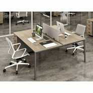 Bureau bench 2 personnes avec caissons Bureau bench 2 personnes avec caissons