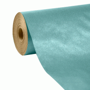 Clairefontaine Rouleau de papier kraft nature, 60 g/m², 50m x 0,70m, coloris turquoise - bleu 507578C