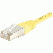 Cordon rj45 catégorie 6 f/utp jaune - 2 m 852524