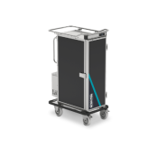 Chariot Distributeur de repas en multi-portions et sur plateaux - conception robuste et maniable -  Servitherm