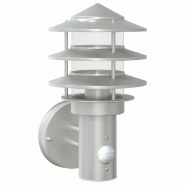 Helloshop26 - Applique murale d'extérieur avec capteur de mouvement 15,5 x 15,5 x 28 cm résistant intempéries moderne en acier 02_0056549 - acier 3