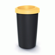 Keden - Compacta R Poubelle de Recyclage 25L avec Couvercle Ouvert de couleur Jaune - jaune plastique ZA5467
