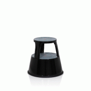 Marchepied / Marchepied à rouleaux TIO-M II métal noir hjh OFFICE - noir multi-matériau 830006