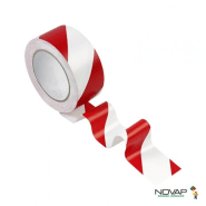 NOVAP - RUBAN ADHÉSIF 50MMX33M ROUGE/BLANC - 3175011 NOVAP - RUBAN ADHÉSIF 50MMX33M ROUGE/BLANC - 3175011