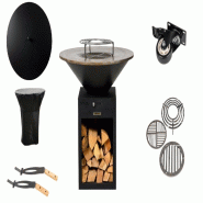 Pack Classique Brasero Plancha Noir - BRZ-PACK-010