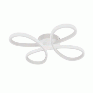 Plafonnier 22W, 4000K, 2600 Lm, LED SMD, blanc mat, réglable avec interrupteur, IP20 - Trio - Fly - blanc métal 4017807600353