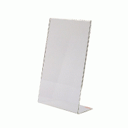 Porte document A4 incliné 21x29.7cm - Transparent - Polystyrène