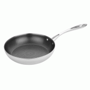 Sauteuse (L)245 mm en inox et aluminium avec revêtement Tri-Shield, compatible tous feux