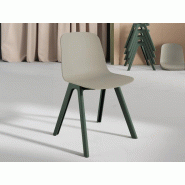 Lot de 4 chaises empilables polyvalentes C 04 - éco-conçues pour utilisation en extérieur Lot de 4 chaises empilables polyvalentes C 04 - éco-conçues pour utilisation en extérieur