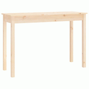 Table console 110x40x75 cm Bois massif de pin Modèle Soleil Aurora Prime - 814239