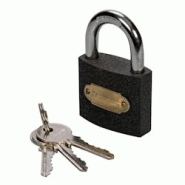 Cadenas en Fer 50 mm - Sécurisé et Résistant - Protection Optimale pour Vos Effets - Silverline - gris 5024763009471 Cadenas en Fer 50 mm - Sécurisé et Résistant - Protection Optimale pour Vos Effets - Silverline - gris 5024763009471