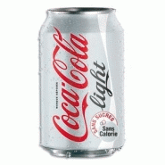 Coca-cola light canette slim de boisson gazeuse pétillante de 33 cl Coca-cola light canette slim de boisson gazeuse pétillante de 33 cl