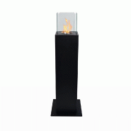 Divina Fire Cheminée au bioéthanol de jardin biocamino d'extérieur Capri 110 Noir - noir 8056157805939