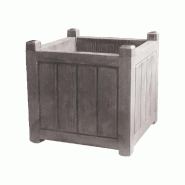 EDA Jardinière charme carré 67l - GRIS - gris 3086960212209