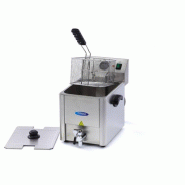 Friteuse - 8 L - 1 panier - avec robinet de vidange Friteuse - 8 L - 1 panier - avec robinet de vidange