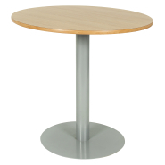 Tables piètement central - Gamme mobilier cafétéria Moga - Taille 6 - Élégance et robustesse Tables piètement central - Gamme mobilier cafétéria Moga - Taille 6 - Élégance et robustesse
