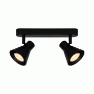 Nordlux Spoterie EIK 2-Spot Métal Noir, H.15 - IP20 - GU10 / Intérieur - noir métal 5704924011481