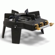 Proweltek Rechaud gaz 4 pieds Fonte véritable 9,8 KW 2 Bruleurs Plats grands volumes - noir fonte 3701107763085 Proweltek Rechaud gaz 4 pieds Fonte véritable 9,8 KW 2 Bruleurs Plats grands volumes - noir fonte 3701107763085